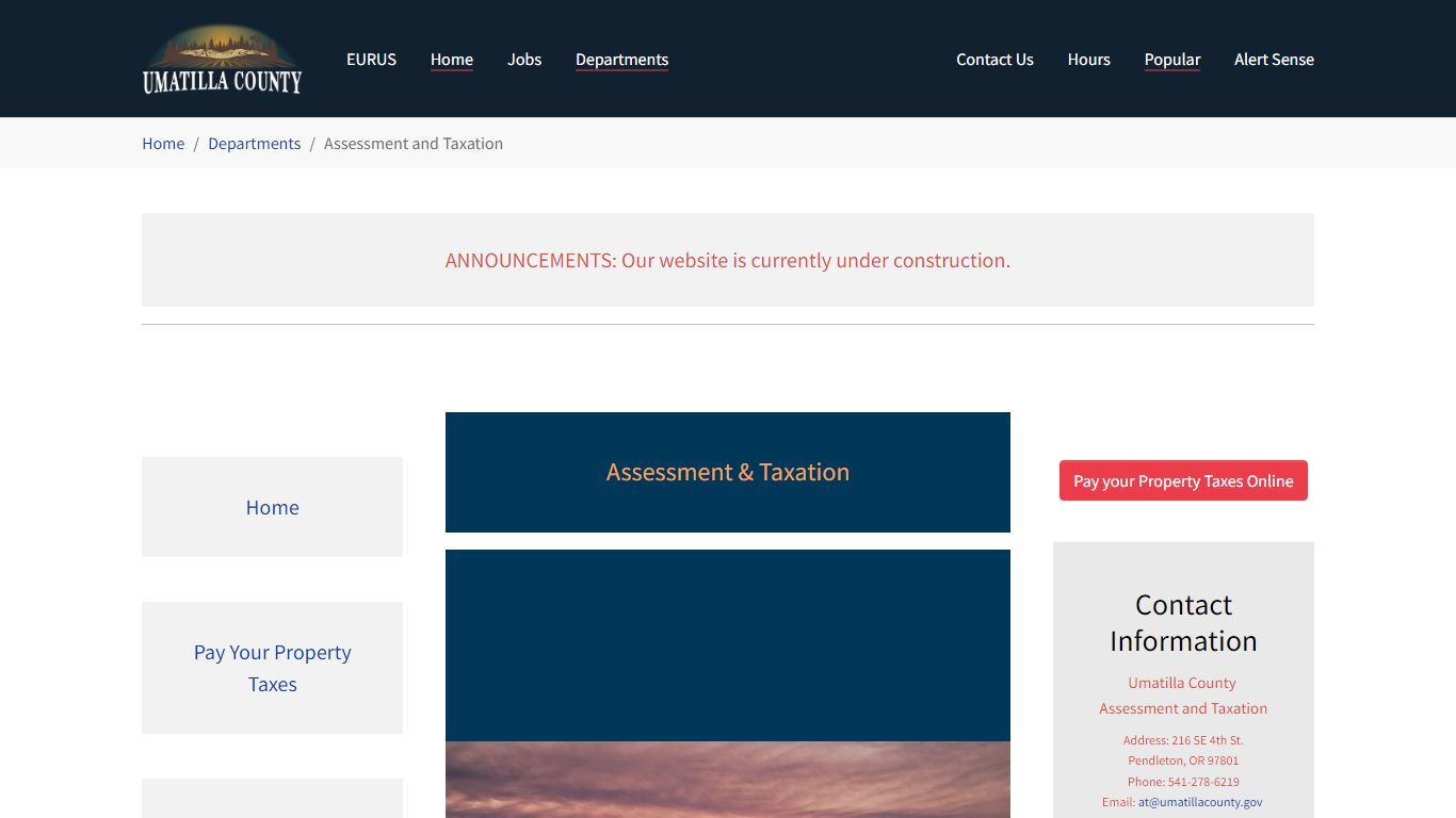 Assessment & Tax - Umatilla County